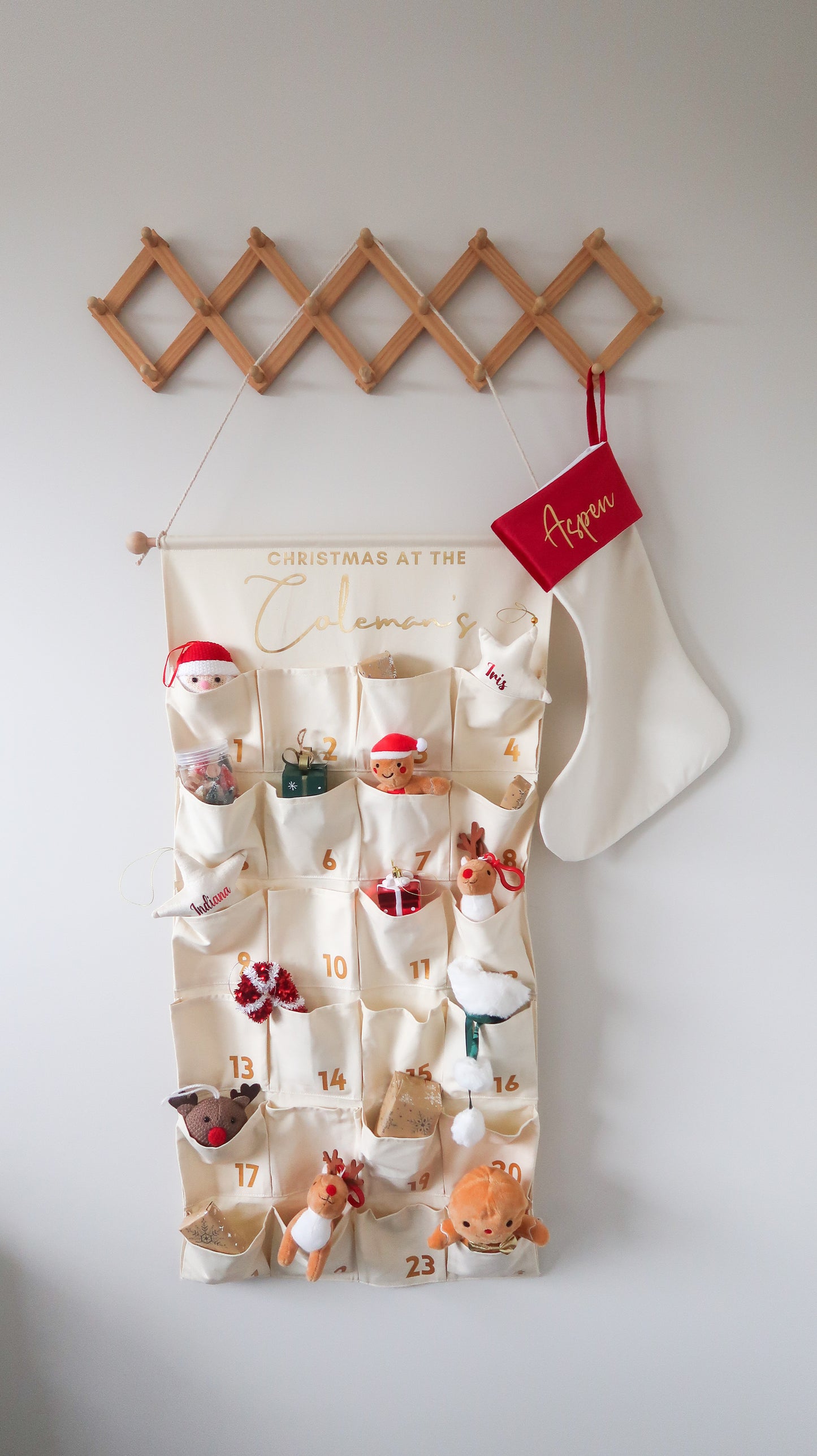 Christmas Advent Calendar - Cream