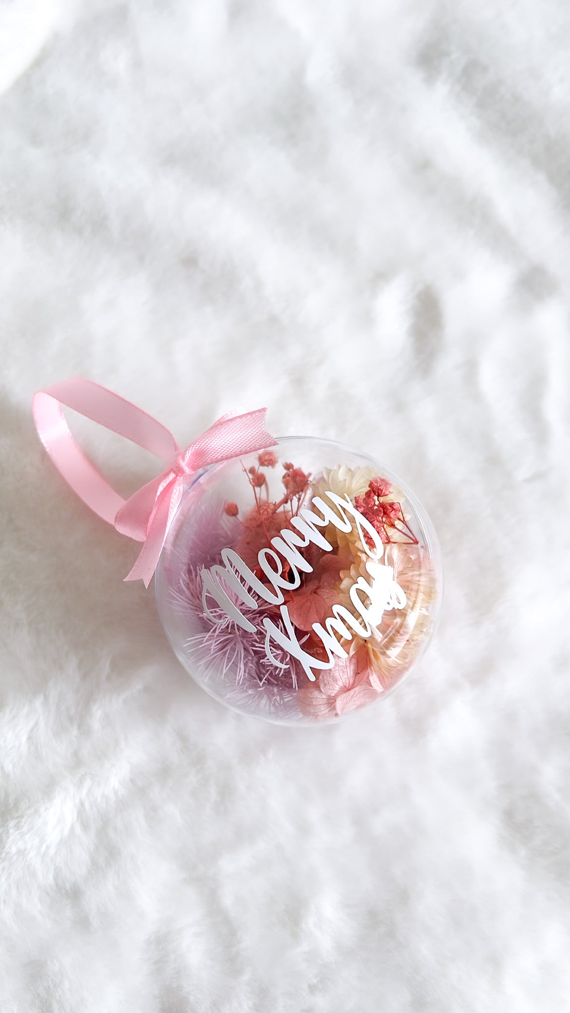 Dried Flower Christmas Bauble