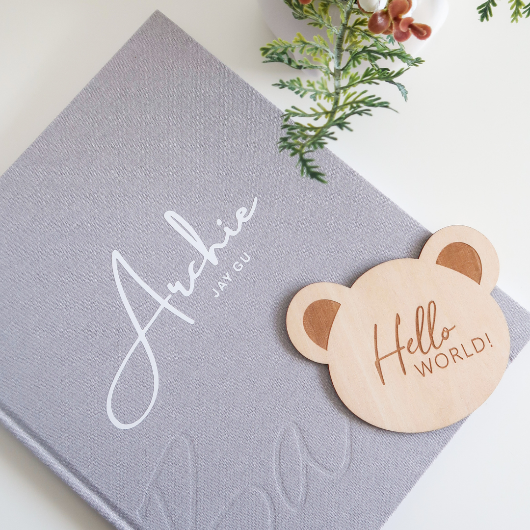 Bear Baby Milestone Cards