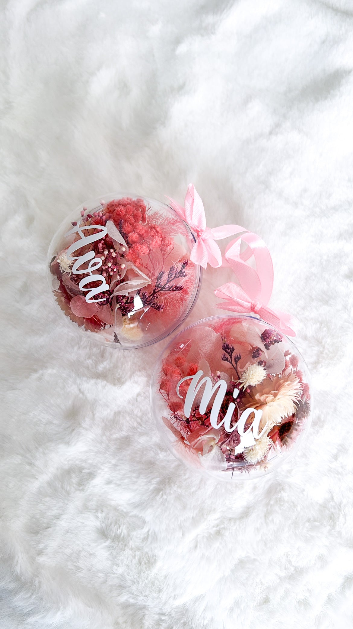 Dried Flower Christmas Bauble