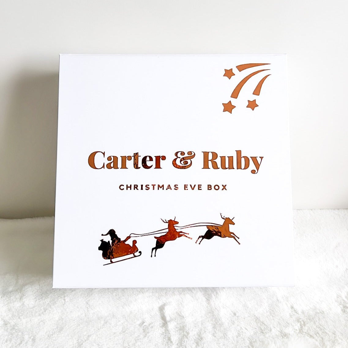 Christmas Eve Box -  Santa's Sleigh Design