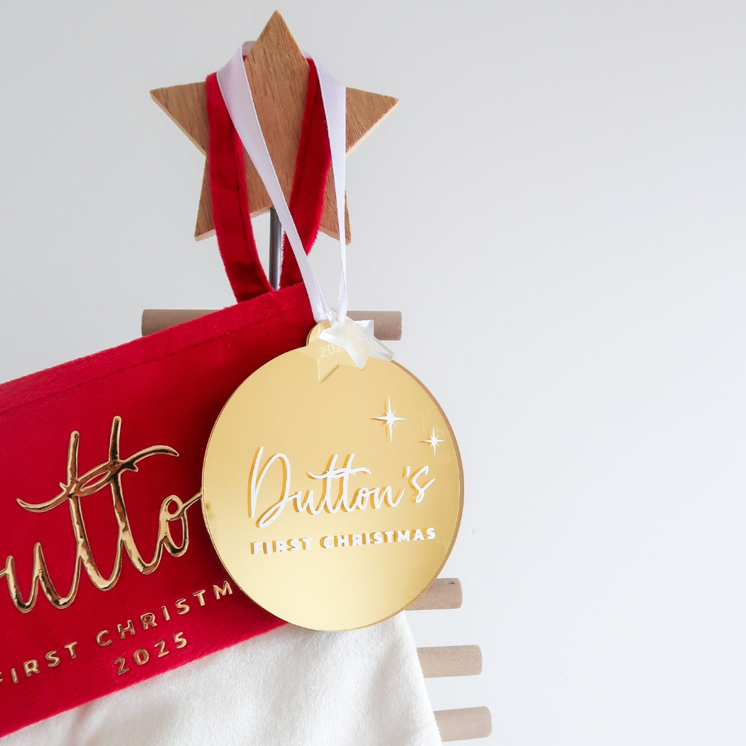2025 First Christmas Luxe Bauble