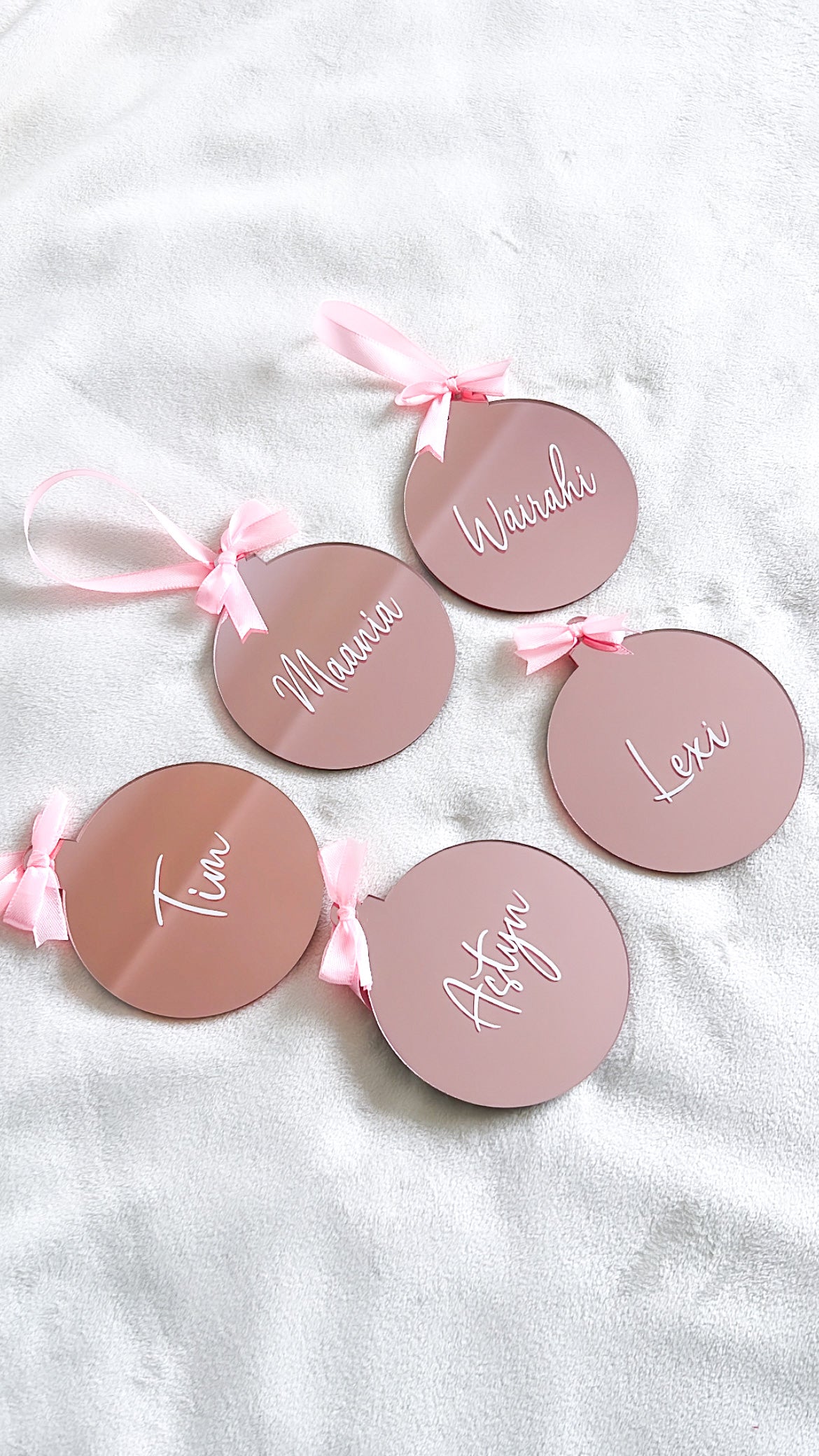 Luxe Christmas Bauble - Rose Gold