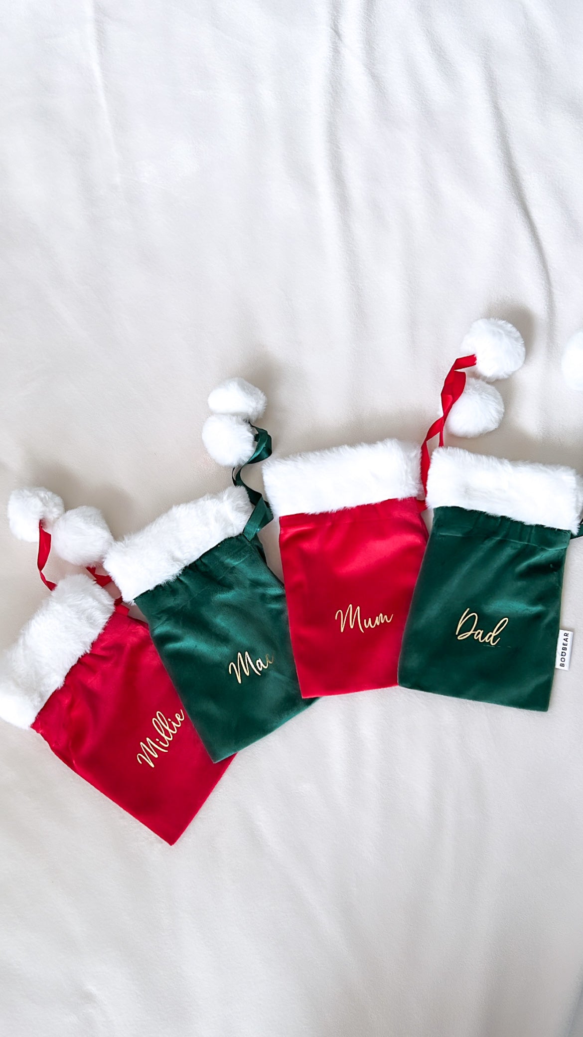 Velvet Mini Christmas Sack