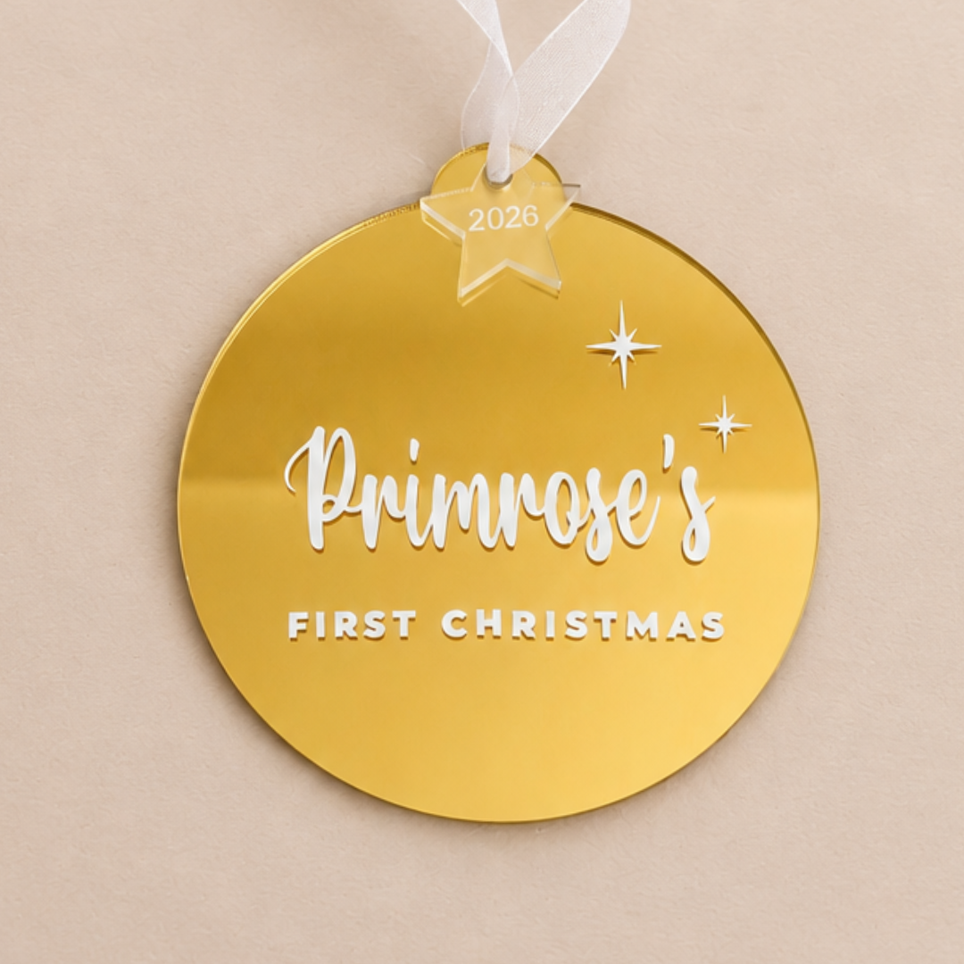 2026 Christmas Luxe Bauble - Gold