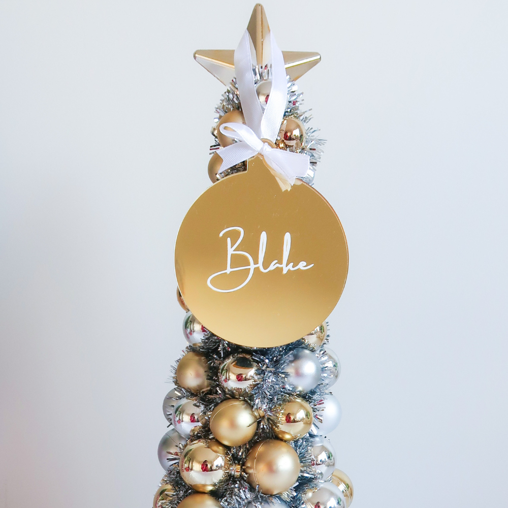Luxe Christmas Bauble - Gold