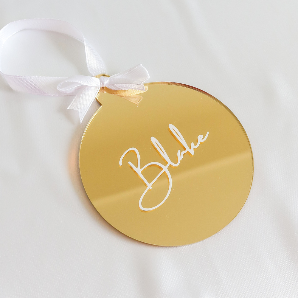Luxe Christmas Bauble - Gold