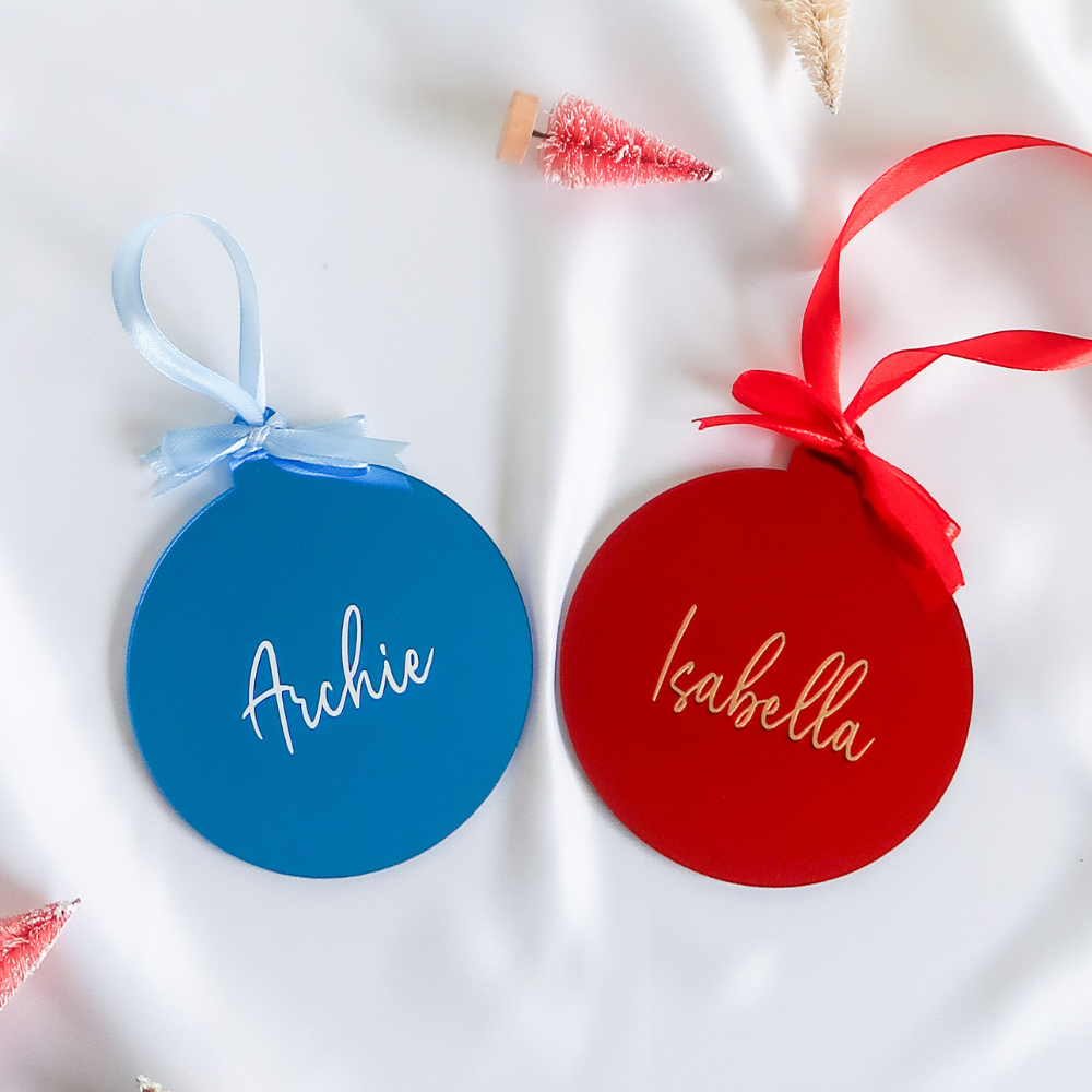 Luxe Christmas Bauble - Blue