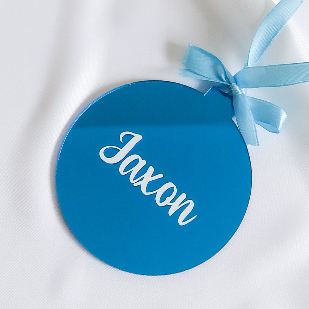 Luxe Christmas Bauble - Blue