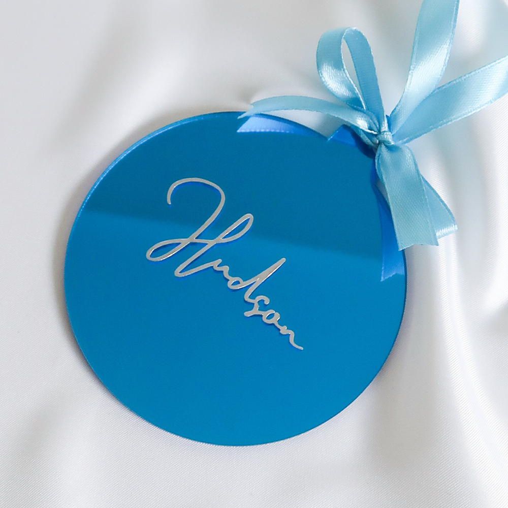 Luxe Christmas Bauble - Blue
