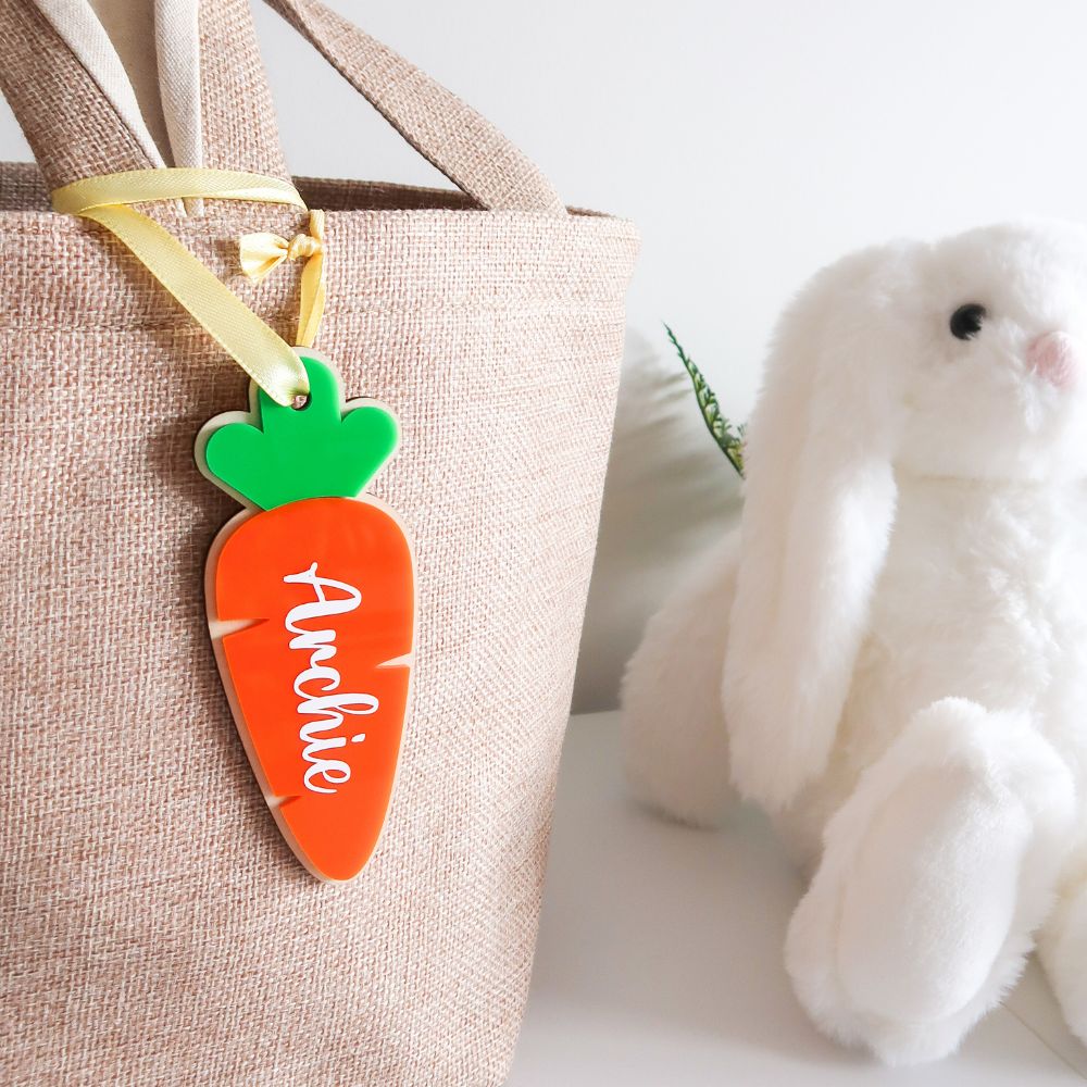 Personalised Easter Carrot Tag