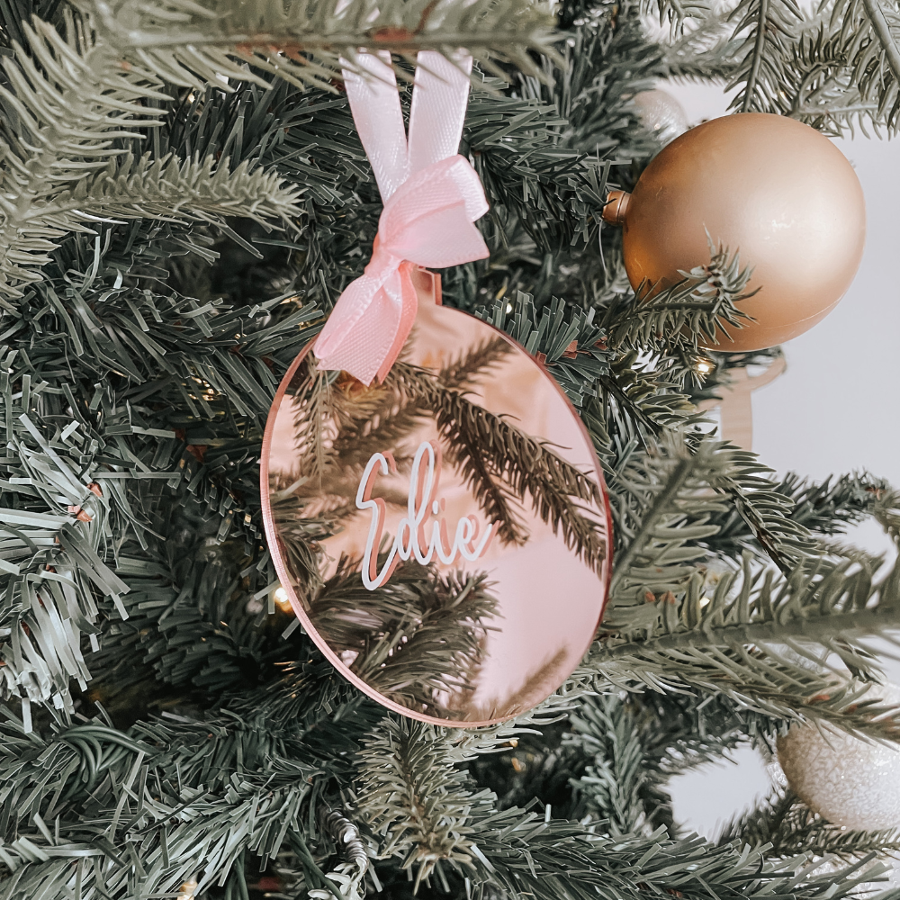 Luxe Christmas Bauble - Rose Gold