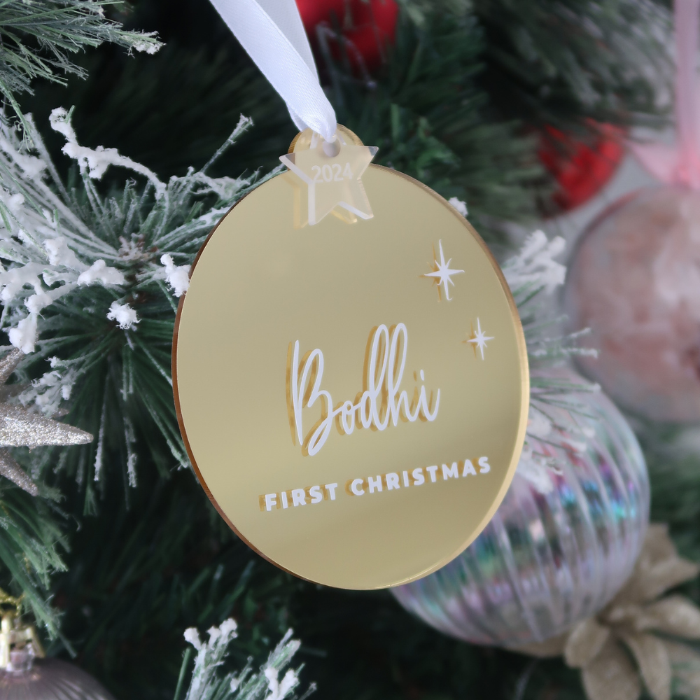 2025 First Christmas Luxe Bauble