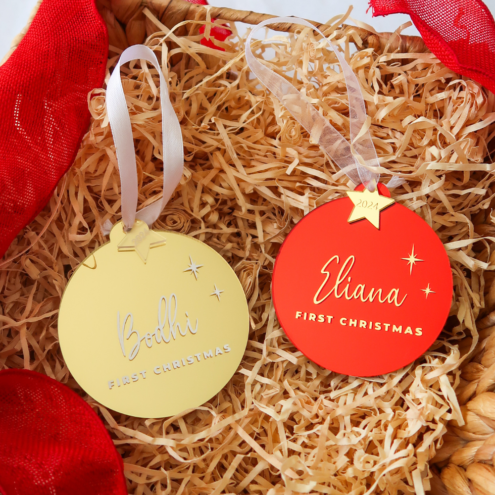 2025 First Christmas Luxe Bauble