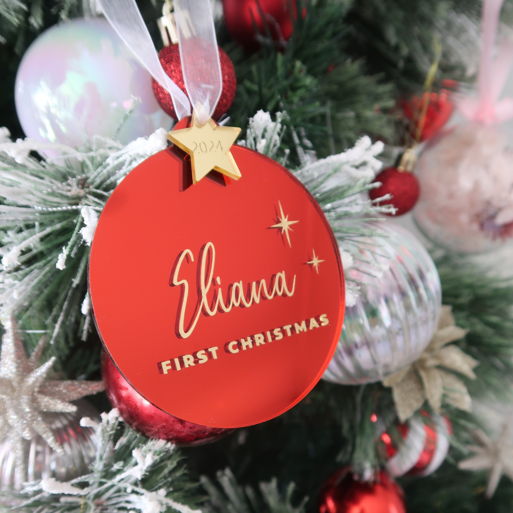 2025 First Christmas Luxe Bauble