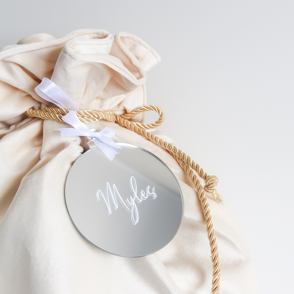 Luxe Christmas Bauble - Silver