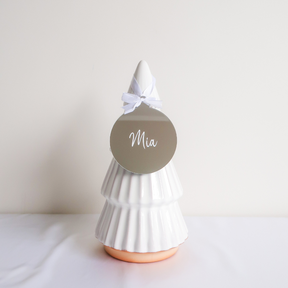 Luxe Christmas Bauble - Silver