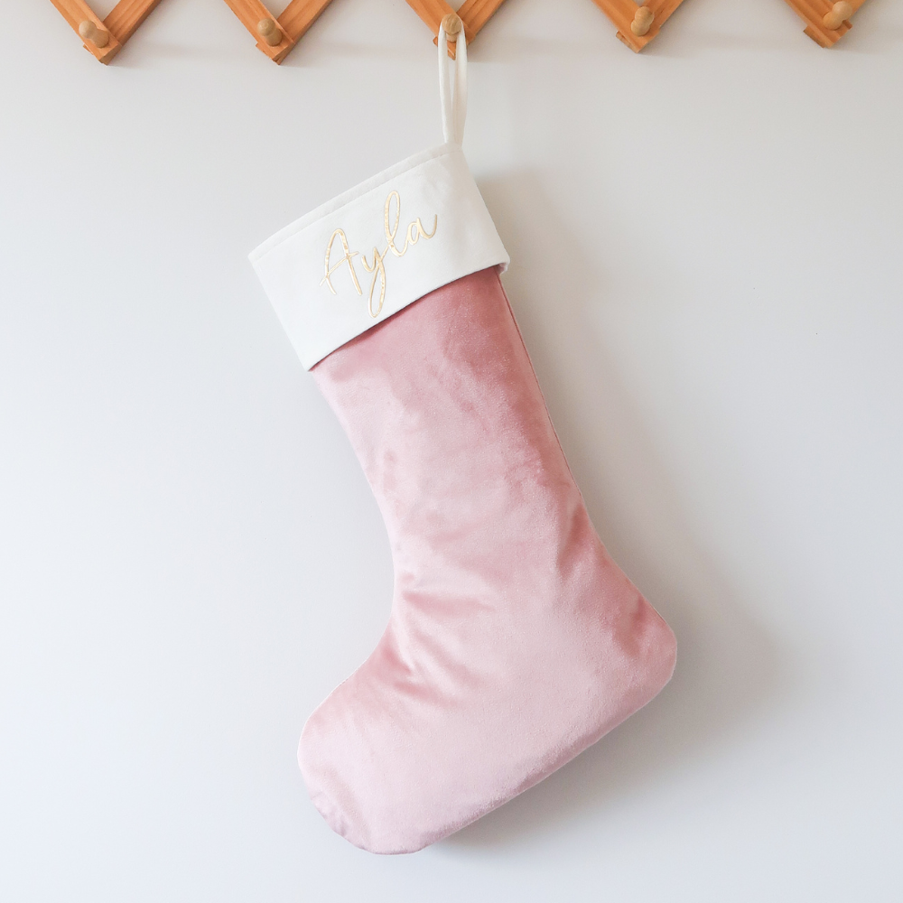 2025 Velvet First Christmas Stocking