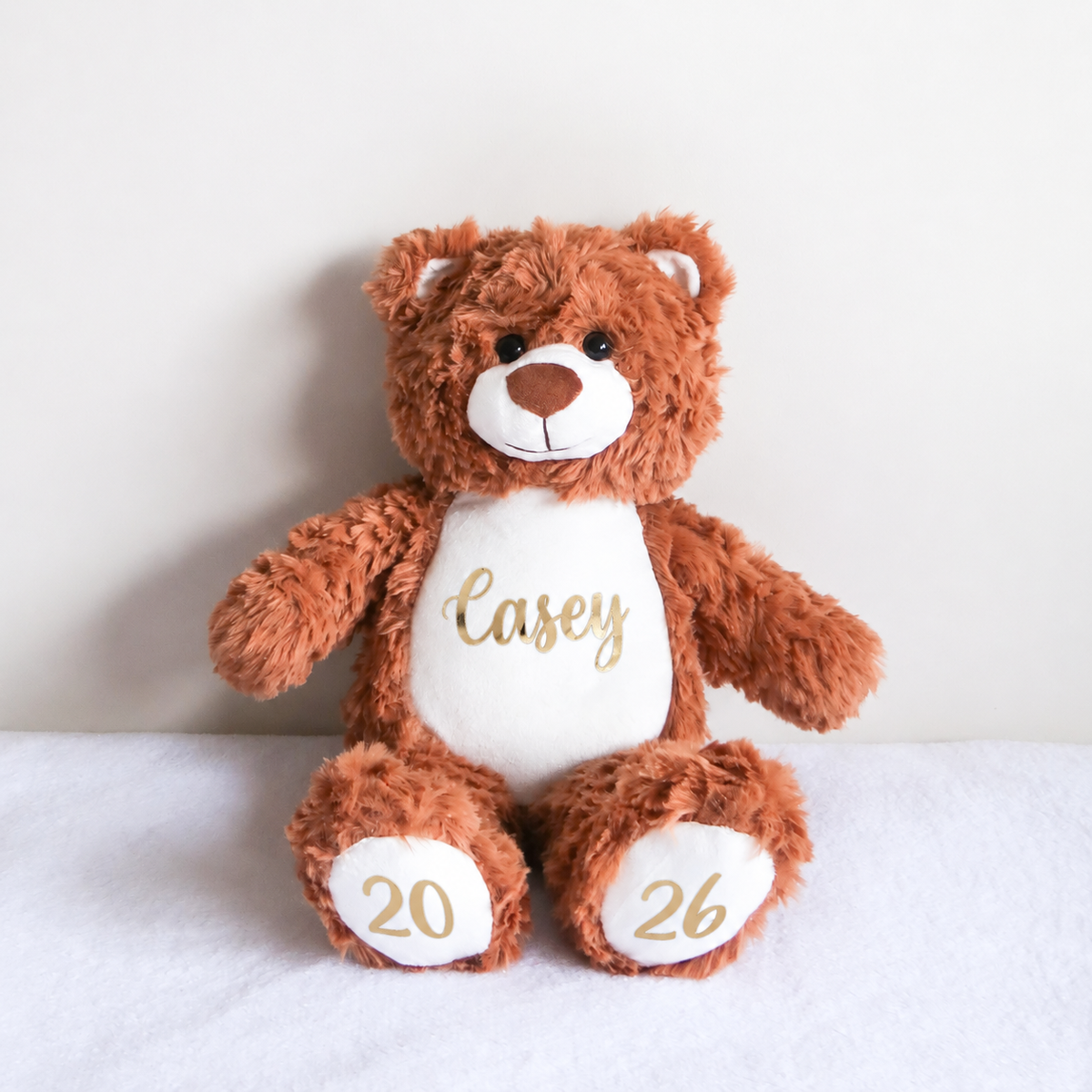 Personalised Toffee Teddy Bear