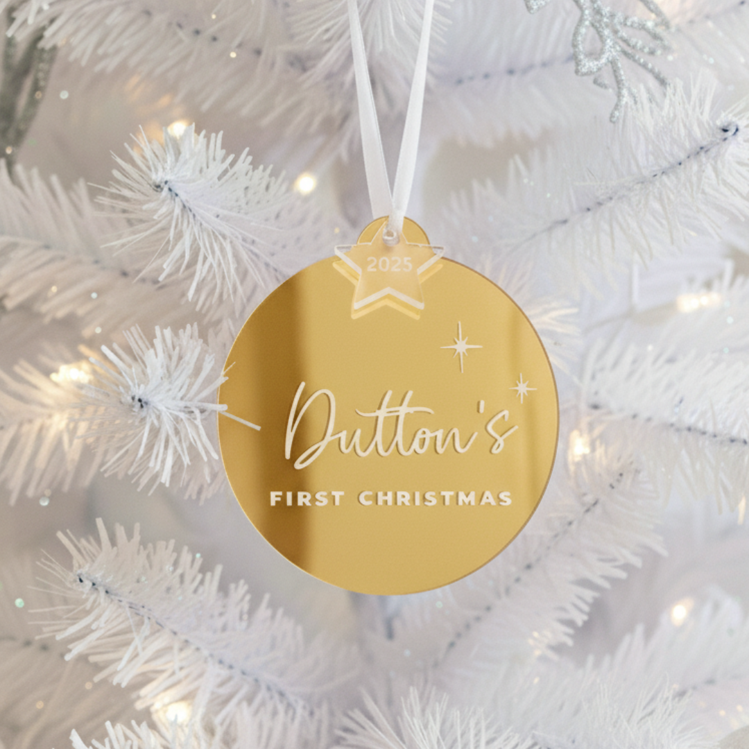 2025 First Christmas Luxe Bauble