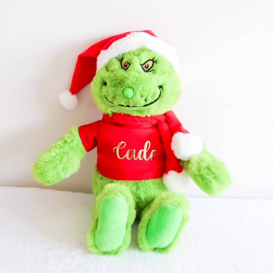 Personalised Grinch Plush Toy