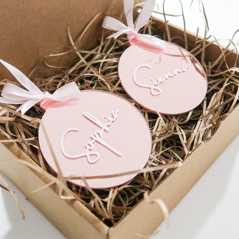 Luxe Christmas Bauble - Rose Gold