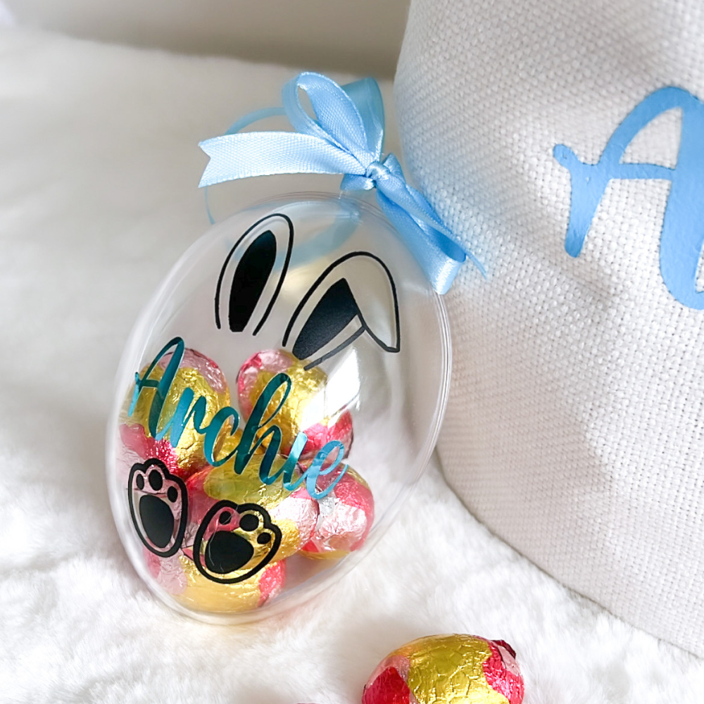 Personalized Jumbo Easter Eggs Jumbo Fillable Bunny , Easter