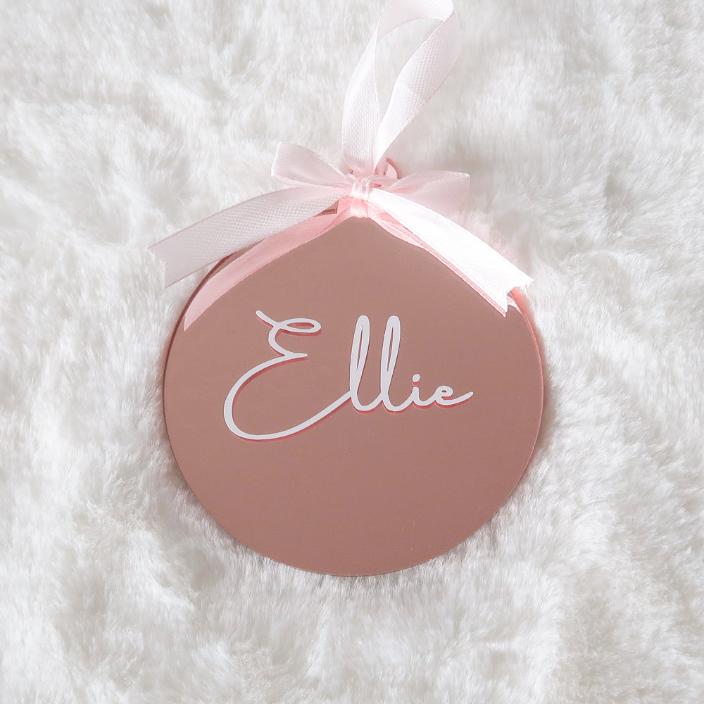 Luxe Christmas Bauble - Rose Gold