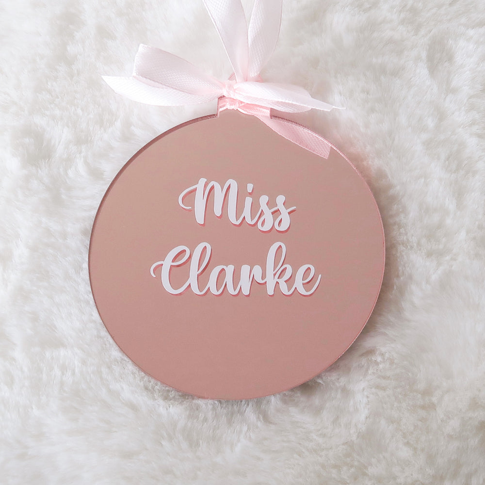 Luxe Christmas Bauble - Rose Gold