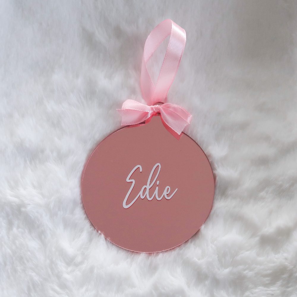 Luxe Christmas Bauble - Rose Gold
