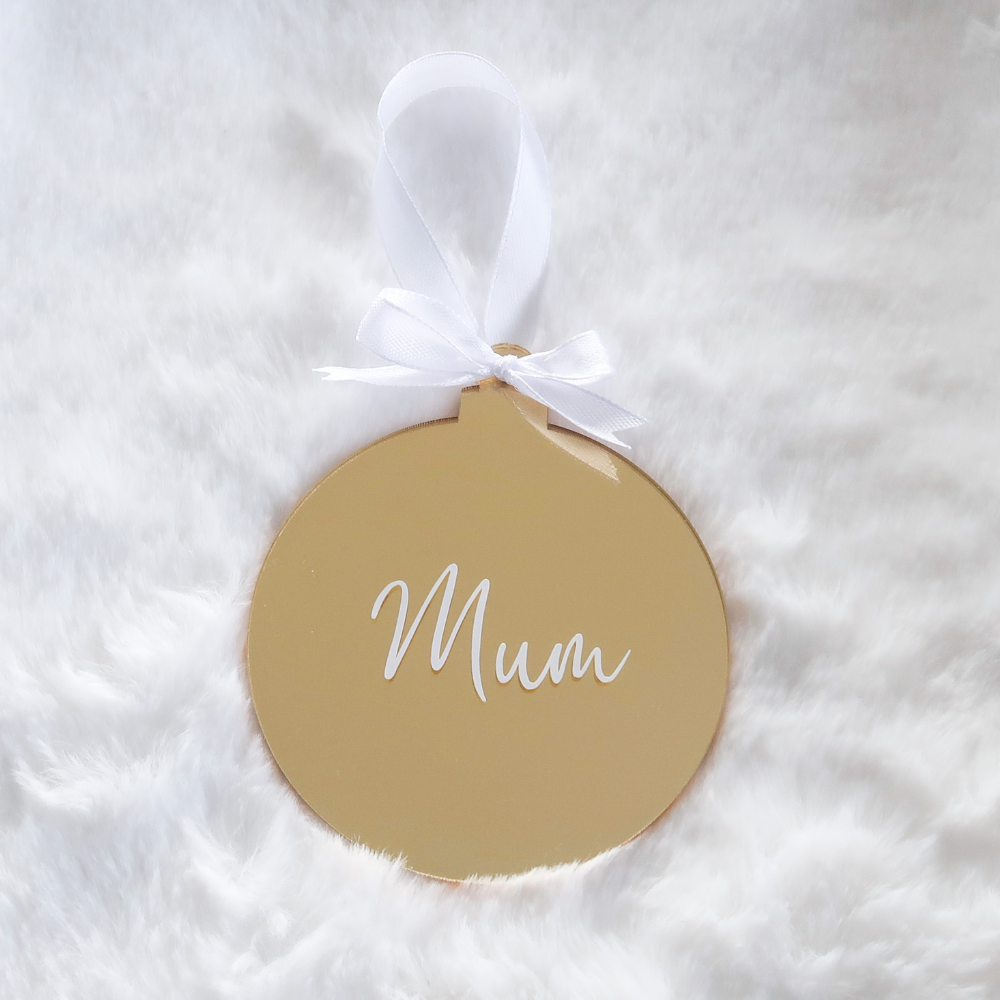 Luxe Christmas Bauble - Gold