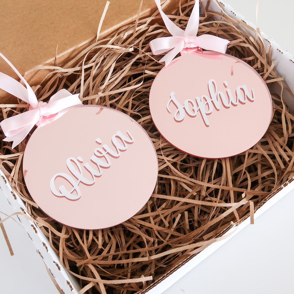 Luxe Christmas Bauble - Rose Gold