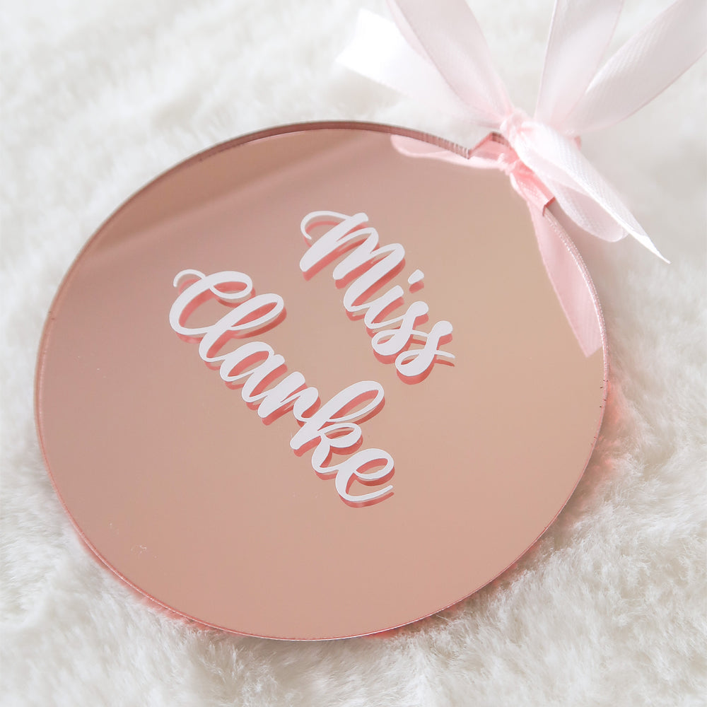Luxe Christmas Bauble - Rose Gold