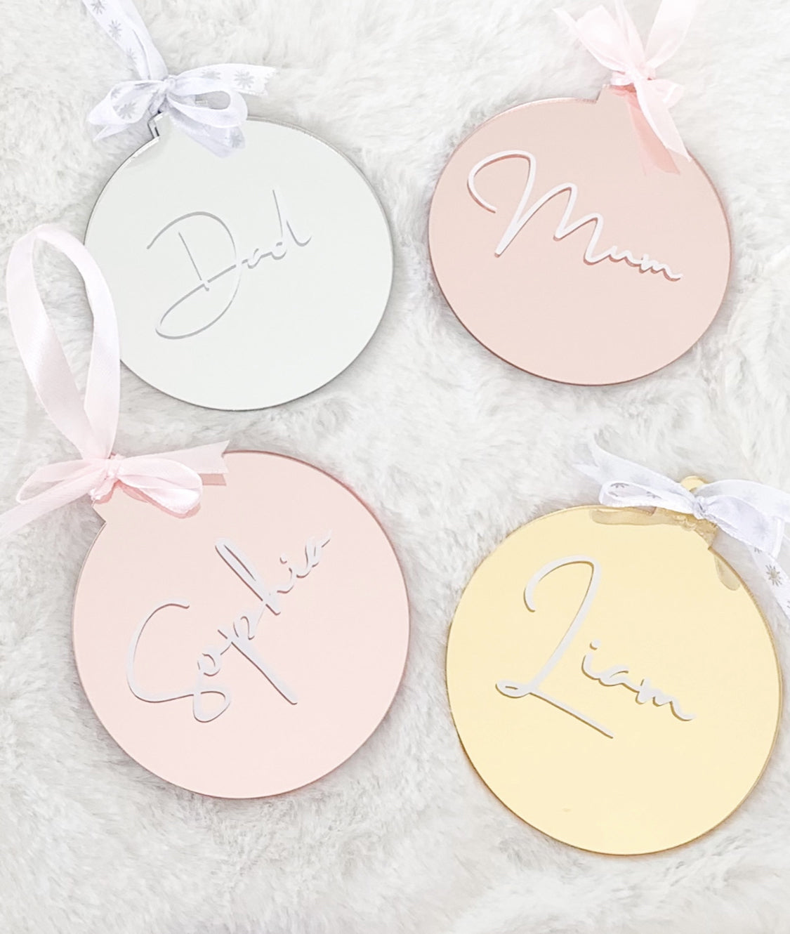 Luxe Christmas Bauble - Silver