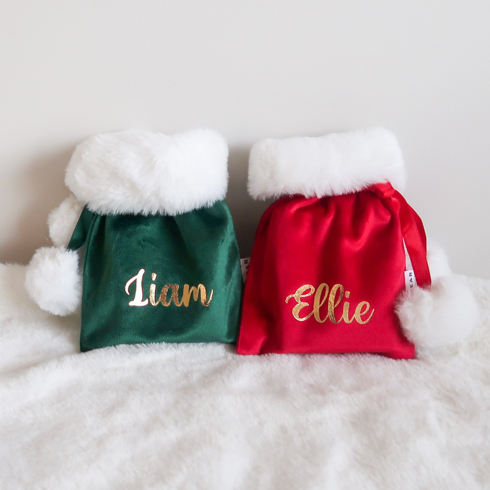 Velvet Mini Christmas Sack