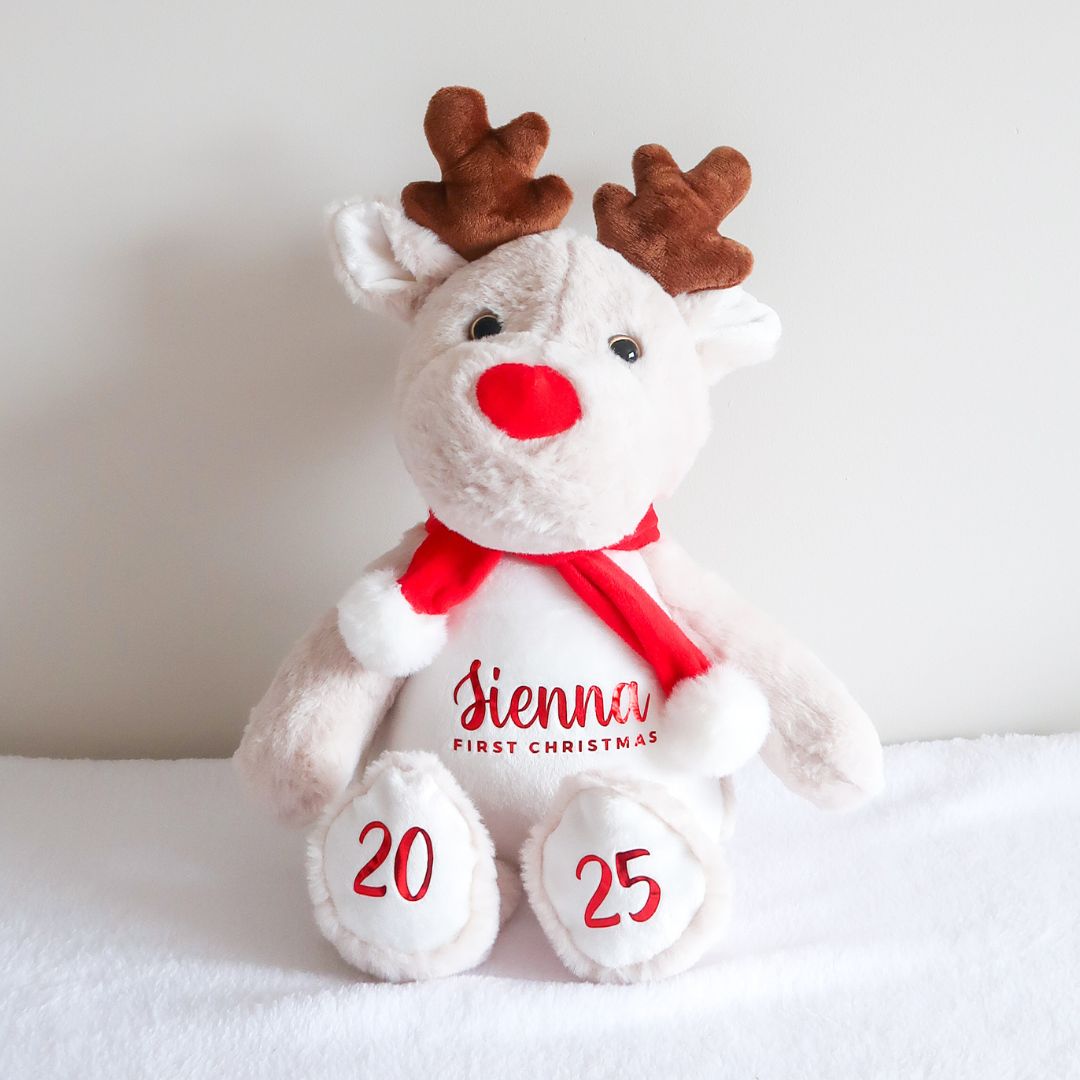 2025 First Christmas Reindeer Plush