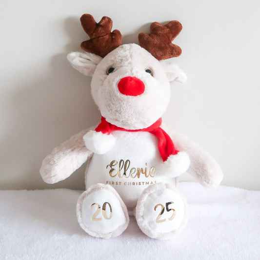 2025 First Christmas Reindeer Plush