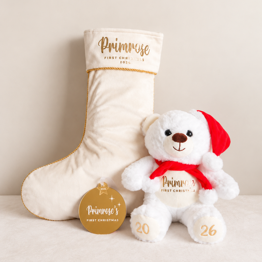 2026 First Christmas Teddy Bear Bundle