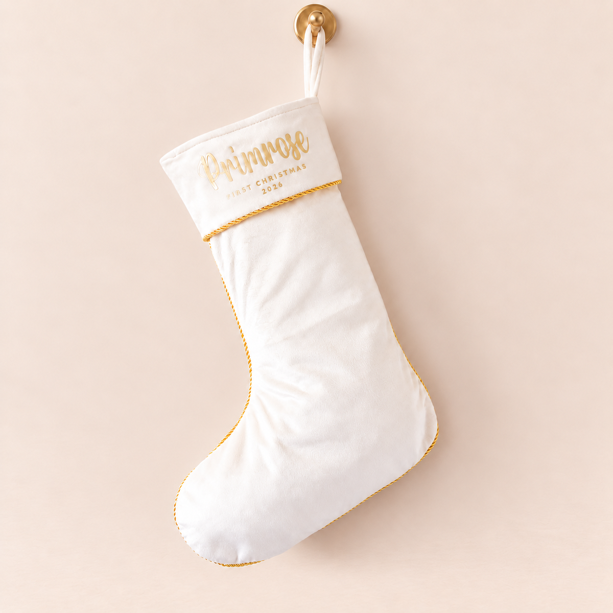 2026 Velvet First Christmas Stocking