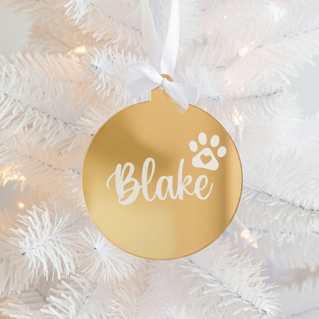Luxe Christmas Bauble - Pet Dog