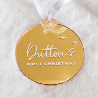 2026 Christmas Luxe Bauble - Gold