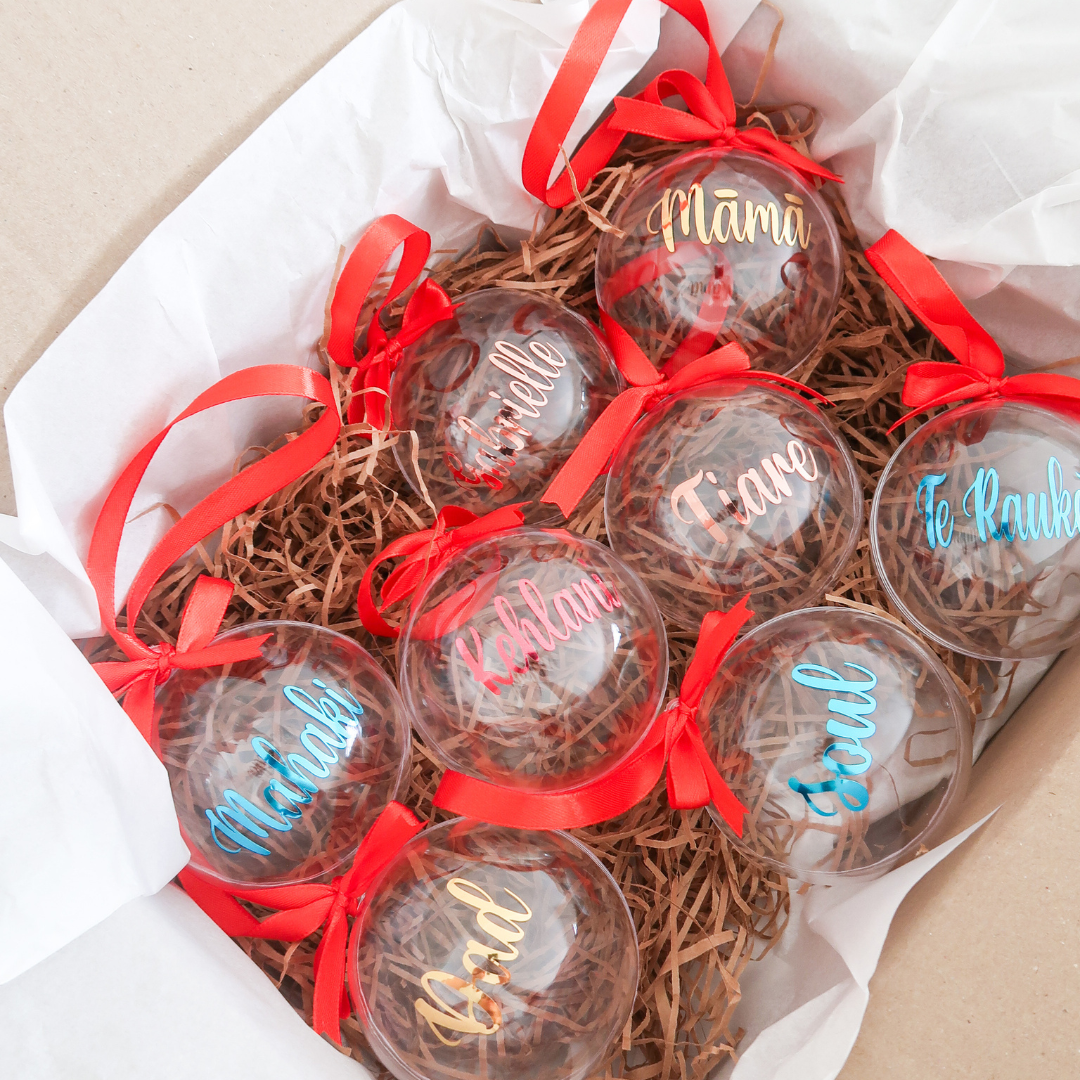 Clear Christmas Bauble