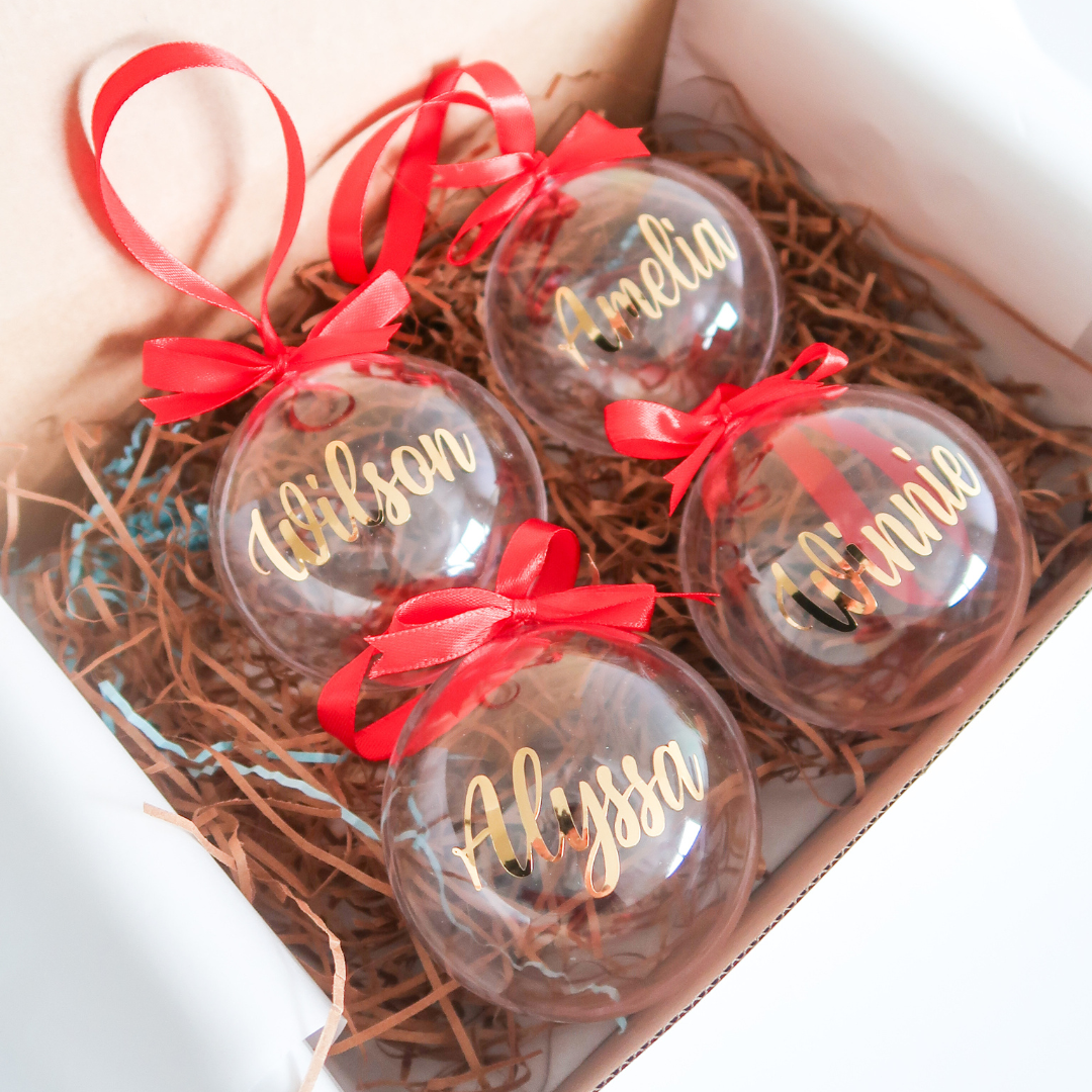 Clear Christmas Bauble