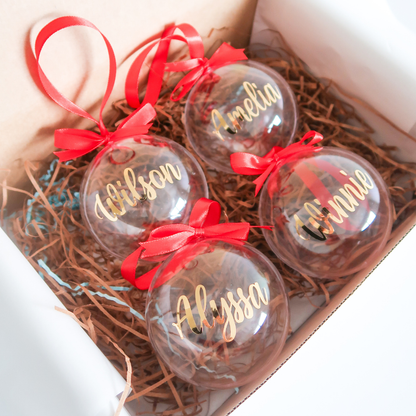 Clear Christmas Bauble