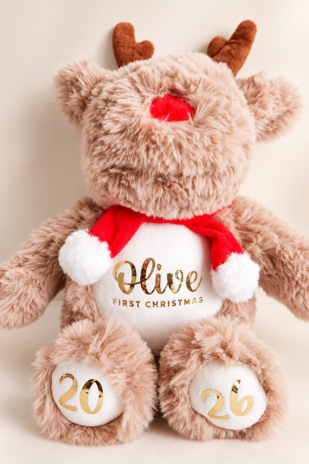 2026 FIRST CHRISTMAS Reindeer Plush