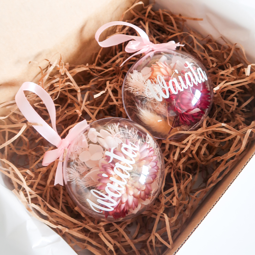 Dried Flower Christmas Bauble