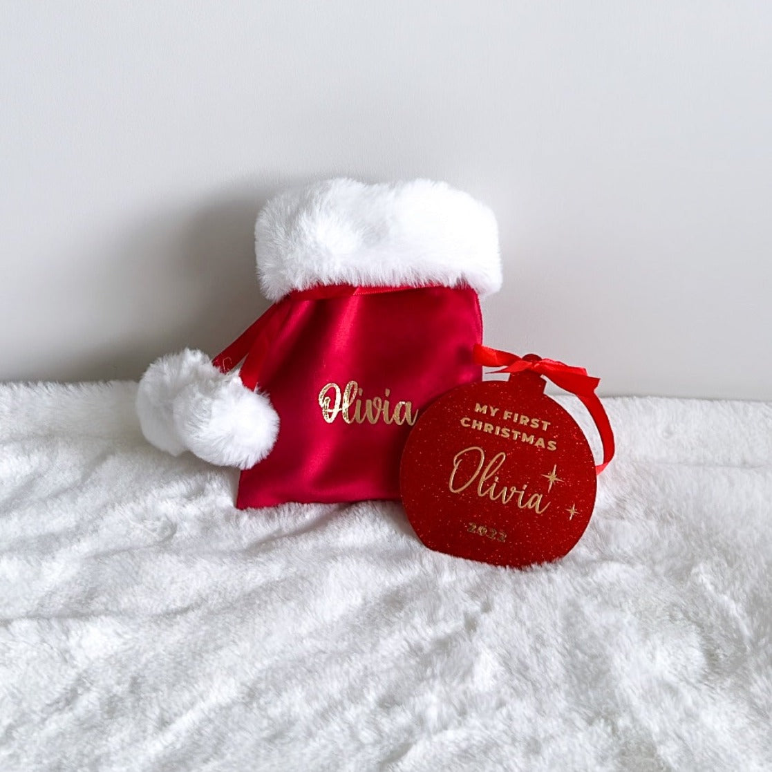 Velvet Mini Christmas Sack