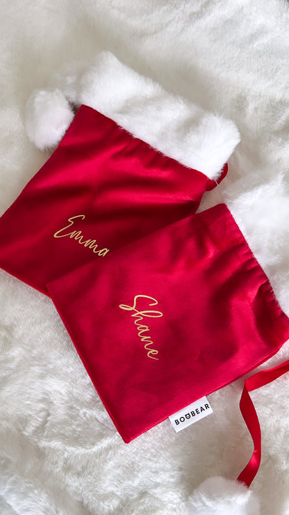 Velvet Mini Christmas Sack