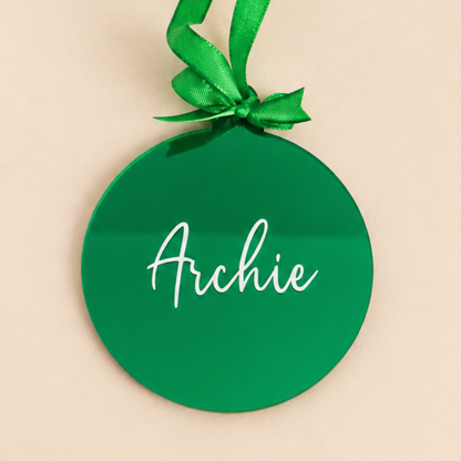 Luxe Christmas Bauble - Green
