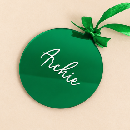 Luxe Christmas Bauble - Green